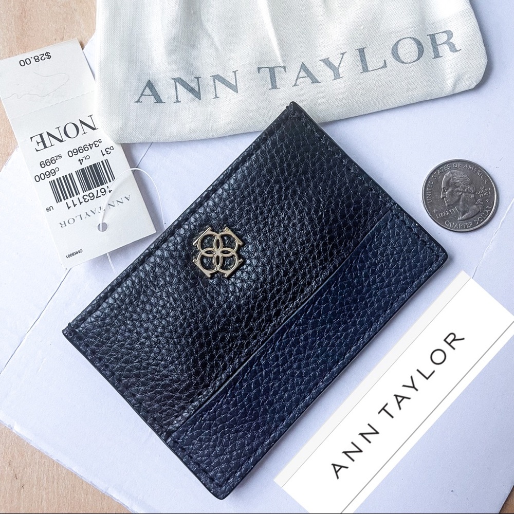ANN TAYLOR Black card wallet